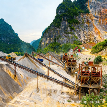 Аптымізаваная лінія па вытворчасці запаўняльнікаў для апрацоўкі вапняка
